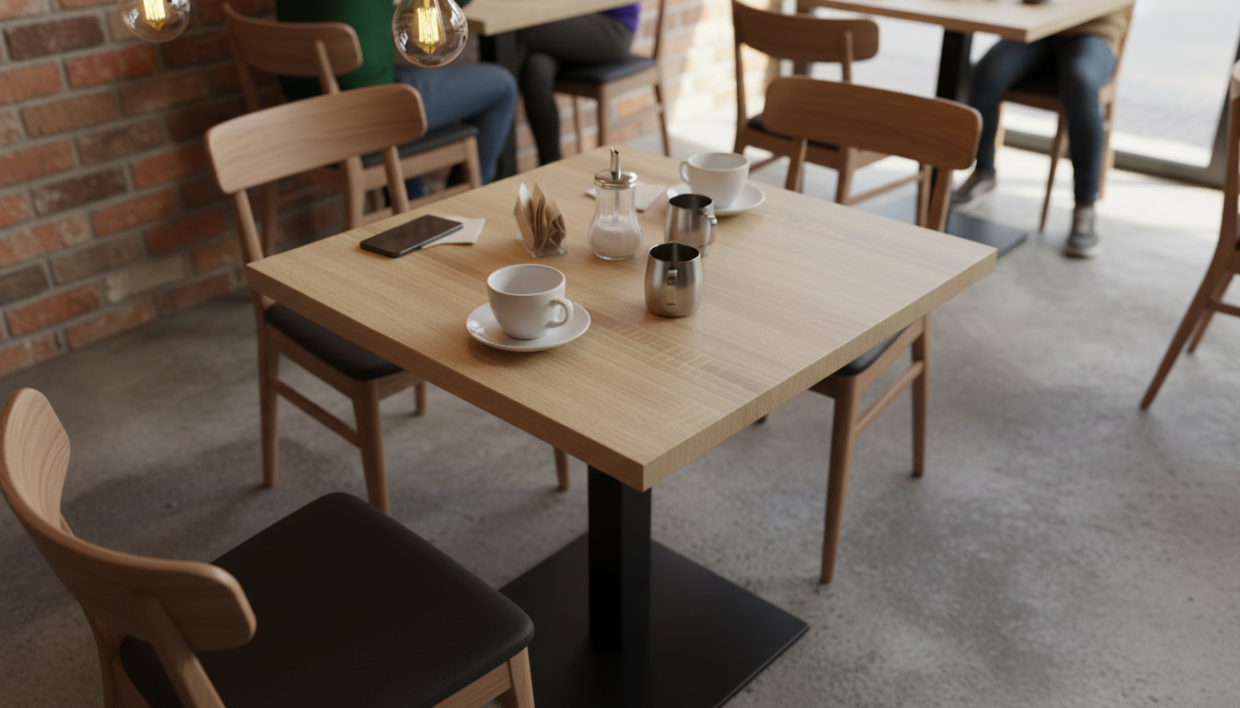 Столешница HPL на основе МДФ (квадратная) Дуб Сонома_30