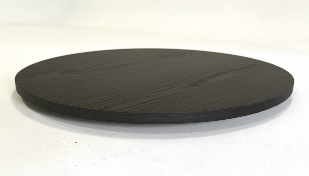 Столешница шпон дуба на основе ВЛАГОСТОЙКОГО МДФ (Круглая)