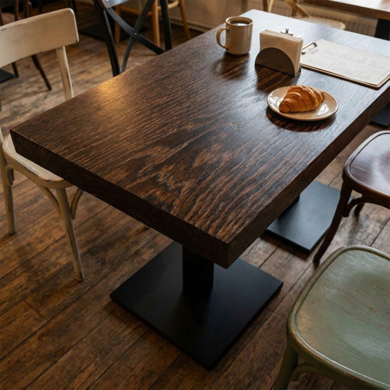 Столешница шпон дуба на основе ВЛАГОСТОЙКОГО МДФ (Прямоугольная)