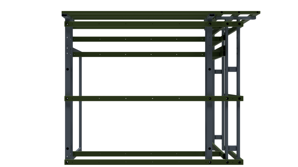 Металлический каркас для барной стойки